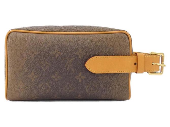 Beauty Case Monogram Louis Vuitton Marrone - vista 2