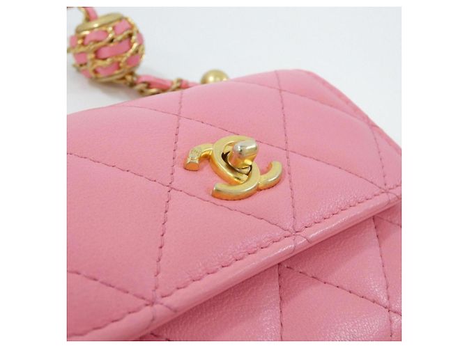 Borsa a mano rosa Chanel AP2704 - vista 4
