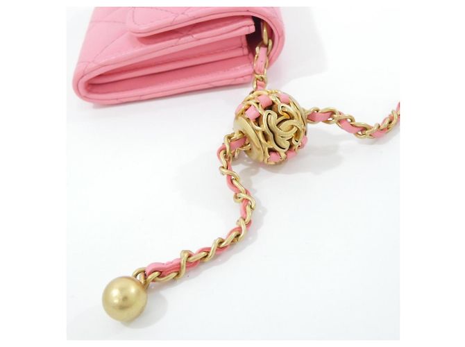 Borsa a mano rosa Chanel AP2704 - vista 6