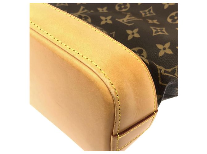 Louis Vuitton Monogram Lockit horizontale Handtasche Braun - Ansicht 2