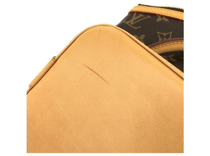 Louis Vuitton Monogram Lockit horizontale Handtasche Braun - Ansicht 3