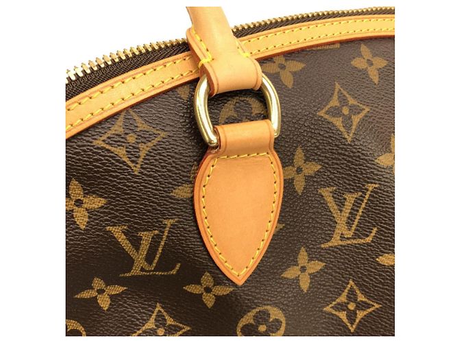Louis Vuitton Monogram Lockit horizontale Handtasche Braun - Ansicht 4