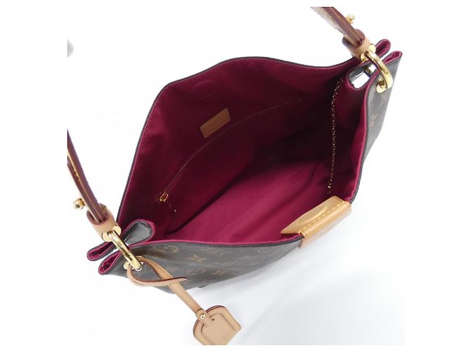 Borsa a Spalla Graceful PM Monogramma Louis Vuitton Marrone Rosa - vista 7