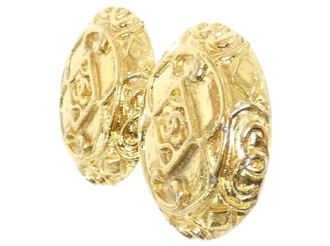 Orecchini a clip dorati Chanel D'oro - vista 2