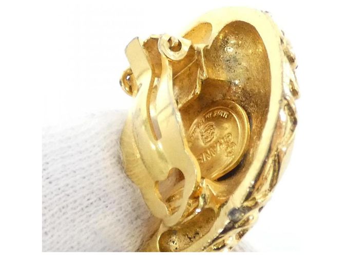Orecchini a clip dorati Chanel D'oro - vista 3