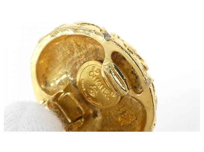 Orecchini a clip dorati Chanel D'oro - vista 7