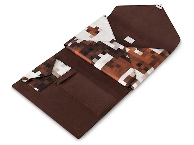 Louis Vuitton Dossier LV Mark Cowmooflage Marron - vue 2