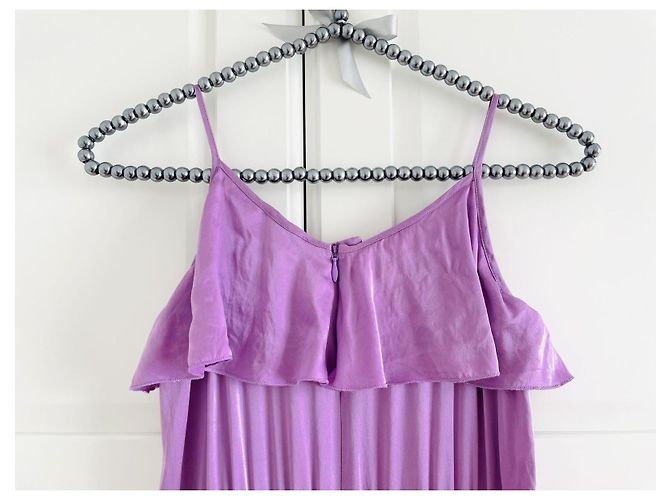 Ensemble Armani Junior Violet en Soie et Viscose 8 ans - vue 10