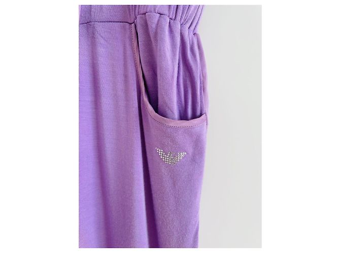 Ensemble Armani Junior Violet en Soie et Viscose 8 ans - vue 3