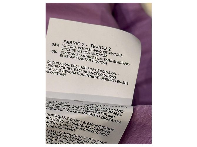 Ensemble Armani Junior Violet en Soie et Viscose 8 ans - vue 7