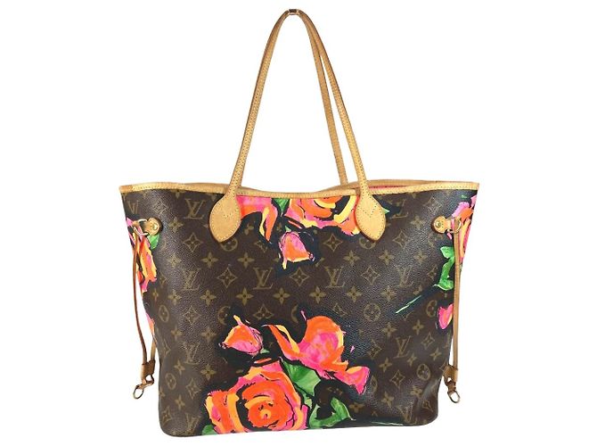 Tote Louis Vuitton Neverfull NM Monogram Canvas MM Marrone - vista 2