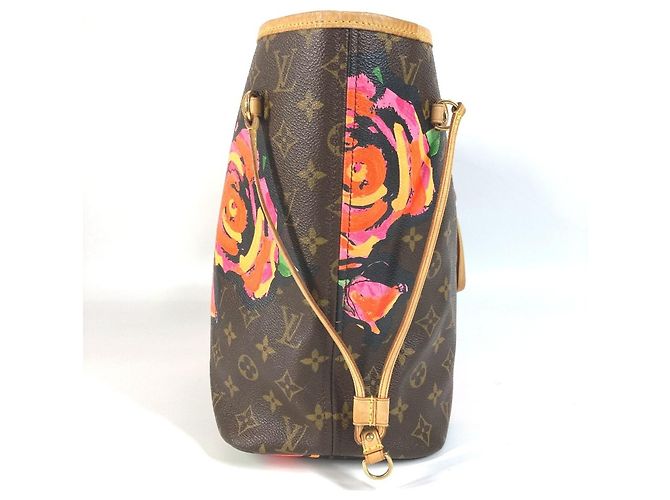 Tote Louis Vuitton Neverfull NM Monogram Canvas MM Marrone - vista 3