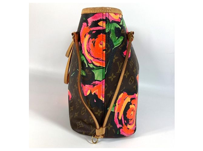 Tote Louis Vuitton Neverfull NM Monogram Canvas MM Marrone - vista 4