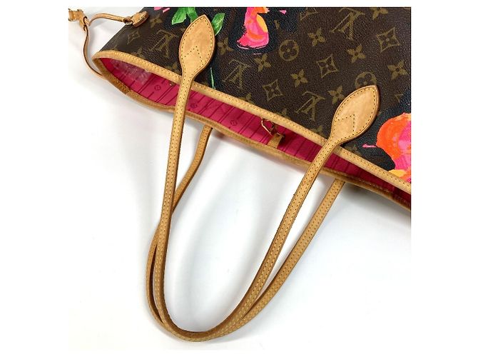 Tote Louis Vuitton Neverfull NM Monogram Canvas MM Marrone - vista 5