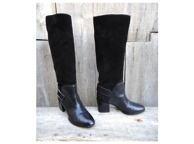 Botas Sergio Rossi talla 36 Negro - vista 2