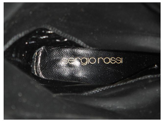 Botas Sergio Rossi talla 36 Negro - vista 7