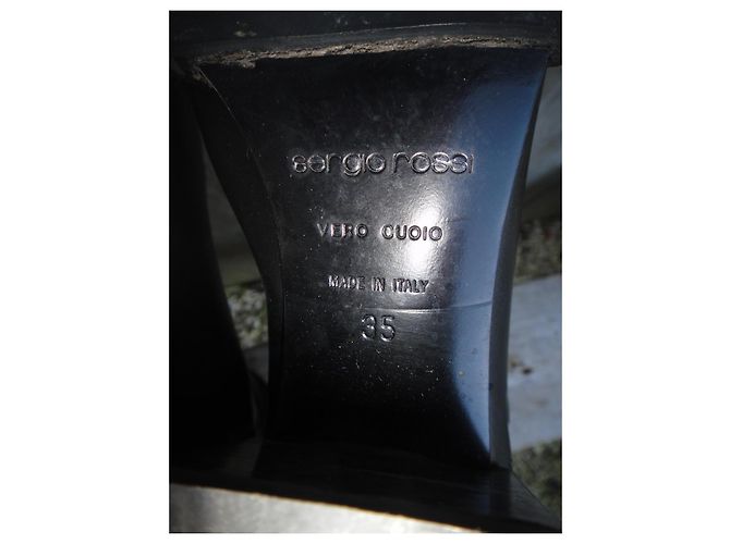 Botas Sergio Rossi talla 36 Negro - vista 8