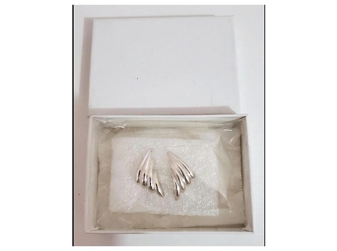 Christian Dior Orecchini in argento sterling a forma di ali d'angelo - vista 8