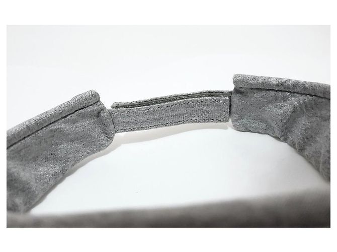 Visiera Chanel Sports Line Grigia in Cotone Grigio - vista 6