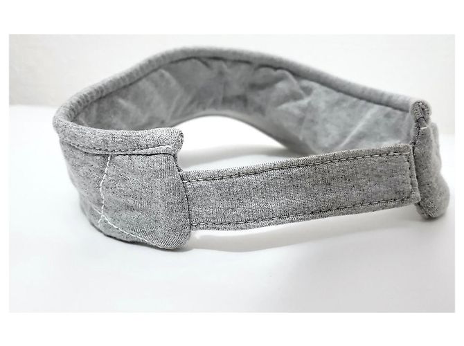 Visiera Chanel Sports Line Grigia in Cotone Grigio - vista 7