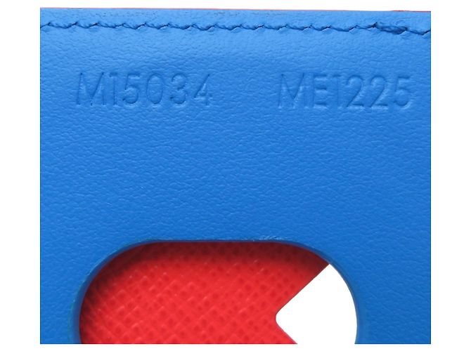 Estuche de Tarjetas de Visita Magnético Louis Vuitton Azul Naranja - vista 6