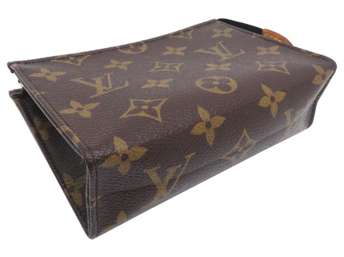 Pochette Toilette 15 Louis Vuitton Marrone - vista 3