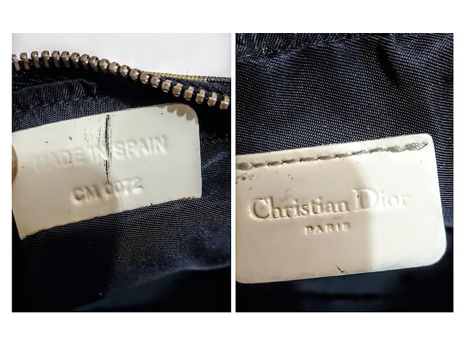 Christian Dior Borsa da polso Trotter Oblique Blu navy - vista 2
