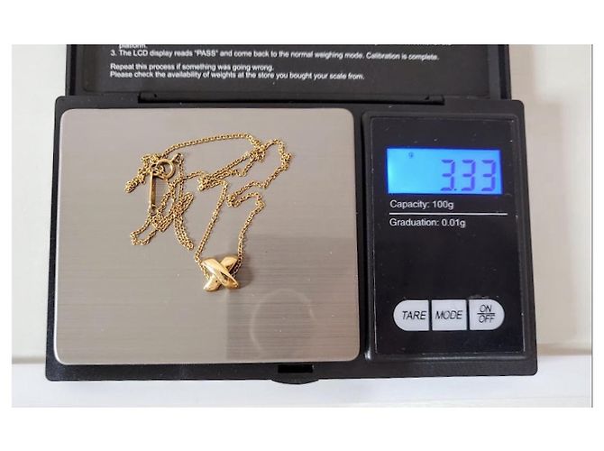 Collana con Pendente Signature X Tiffany & Co. in oro giallo 18k D'oro - vista 10