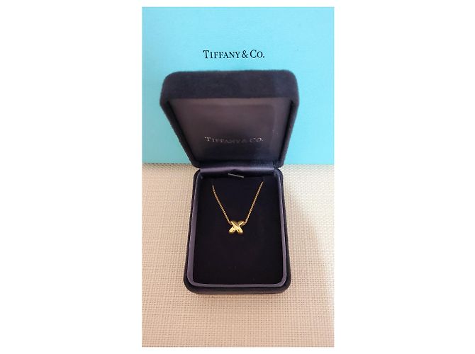 Collana con Pendente Signature X Tiffany & Co. in oro giallo 18k D'oro - vista 11