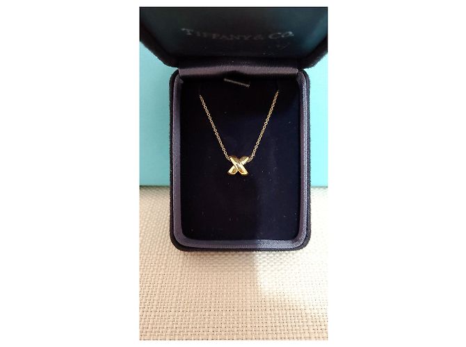 Collana con Pendente Signature X Tiffany & Co. in oro giallo 18k D'oro - vista 12