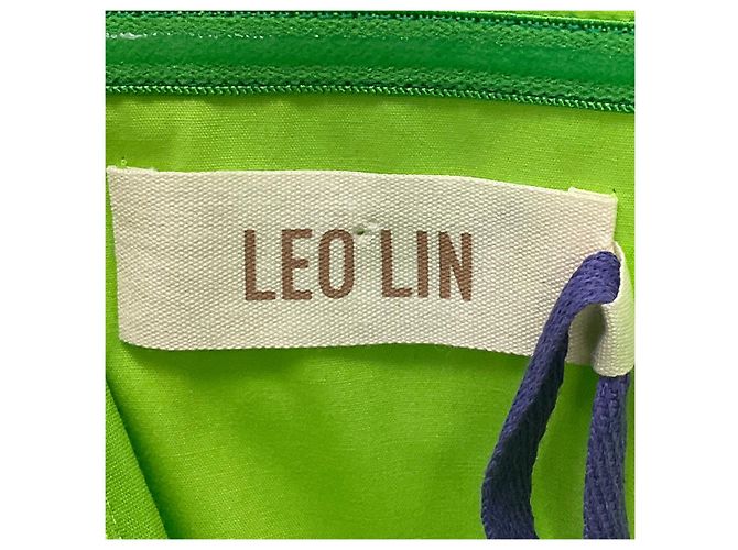 Autre Marque Vestido Mini Bustier con Apliques Lime Skye de Leo Lin Verde - vista 4