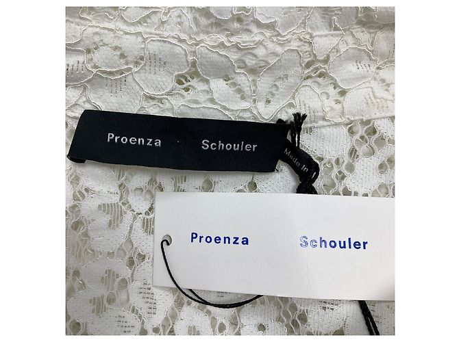 Proenza Schouler Weißes Rainer Stretch-Spitzen-Minikleid 3.1 Phillip Lim - Ansicht 4