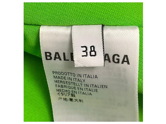 Falda midi asimétrica plisada con estampado floral verde de Balenciaga - vista 5