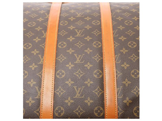 Borsa da viaggio Louis Vuitton Sirius 60 in tela Monogram marrone M41402 Beige - vista 10