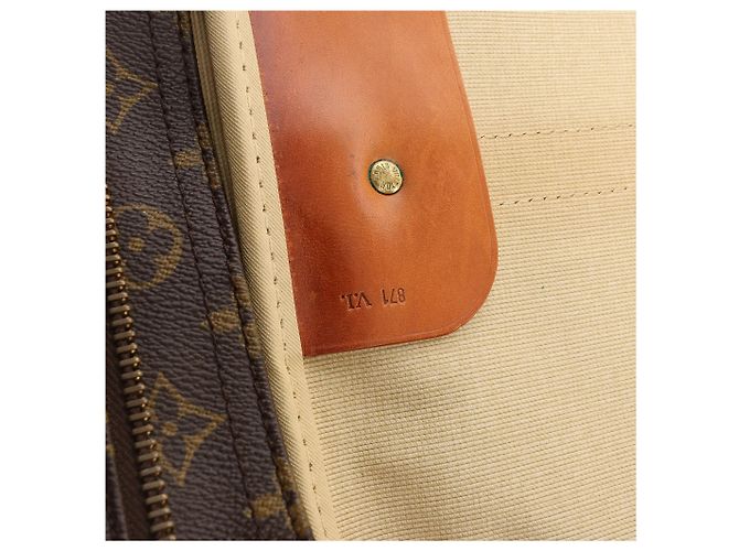 Borsa da viaggio Louis Vuitton Sirius 60 in tela Monogram marrone M41402 Beige - vista 16