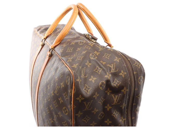 Borsa da viaggio Louis Vuitton Sirius 60 in tela Monogram marrone M41402 Beige - vista 4