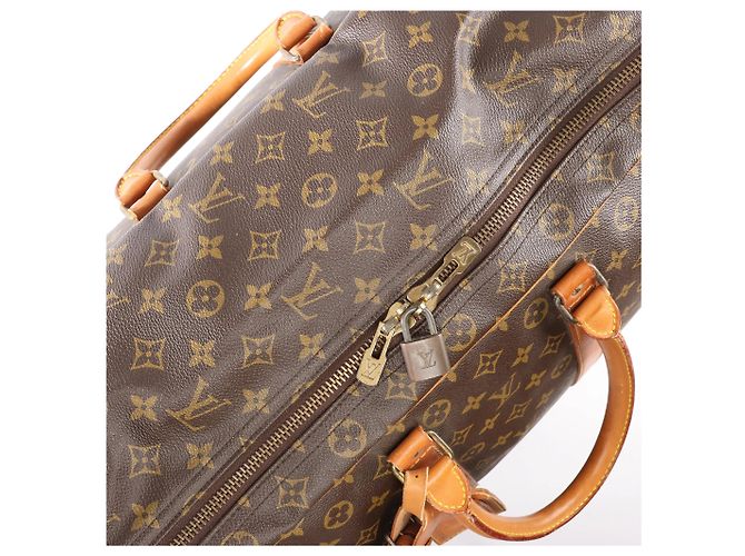 Borsa da viaggio Louis Vuitton Sirius 60 in tela Monogram marrone M41402 Beige - vista 6