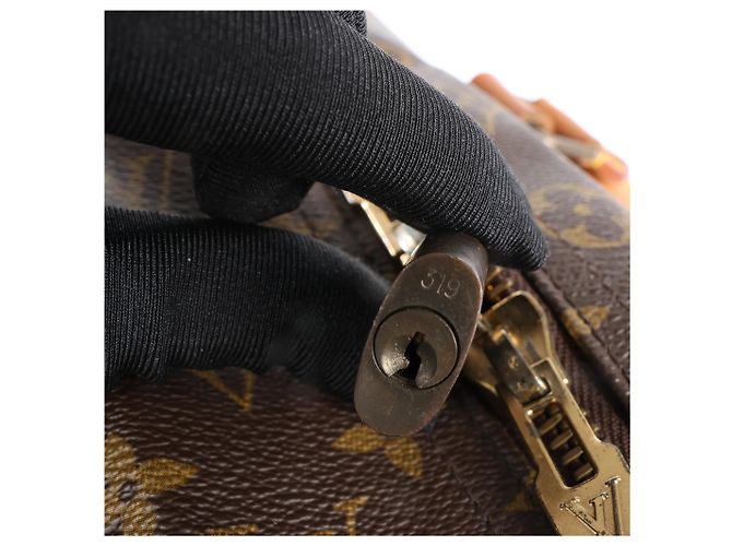 Borsa da viaggio Louis Vuitton Sirius 60 in tela Monogram marrone M41402 Beige - vista 7