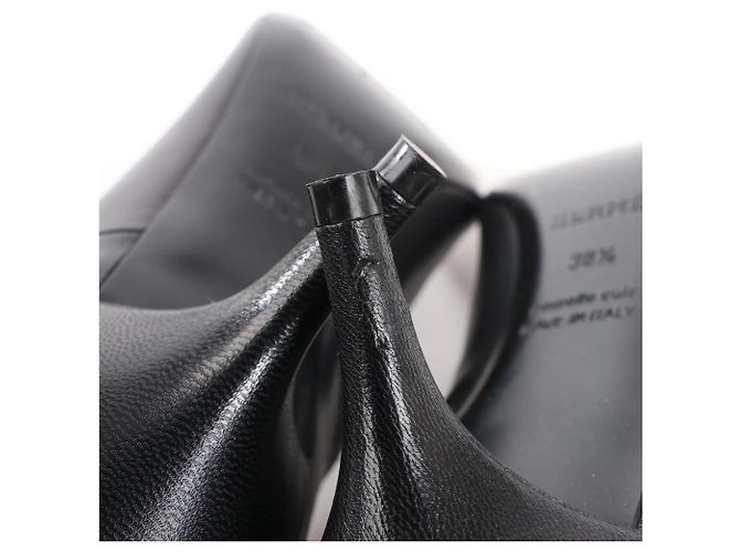 Hermès Leder Stiefeletten in Schwarz, Größe 38,5 EU - Ansicht 11