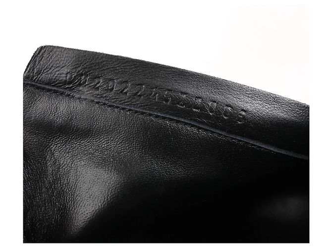Hermès Leder Stiefeletten in Schwarz, Größe 38,5 EU - Ansicht 14