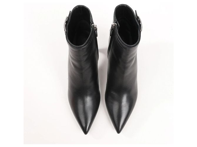 Hermès Leder Stiefeletten in Schwarz, Größe 38,5 EU - Ansicht 5