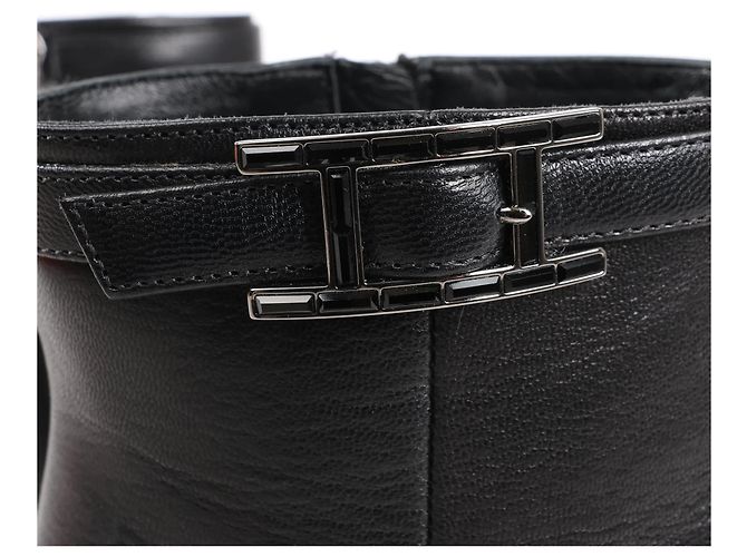 Hermès Leder Stiefeletten in Schwarz, Größe 38,5 EU - Ansicht 6