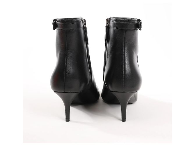 Hermès Leder Stiefeletten in Schwarz, Größe 38,5 EU - Ansicht 8