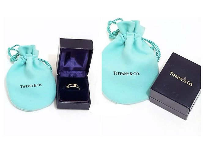 Elsa Peretti Anello 5 diamanti By the Yard in oro giallo 18k Tiffany & Co - vista 6
