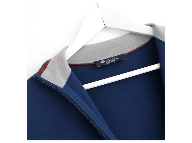 Loro Piana 28 Matches Zip-Up Cardigan Marineblau - Ansicht 5