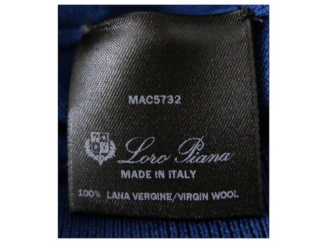 Loro Piana 28 Matches Zip-Up Cardigan Marineblau - Ansicht 7