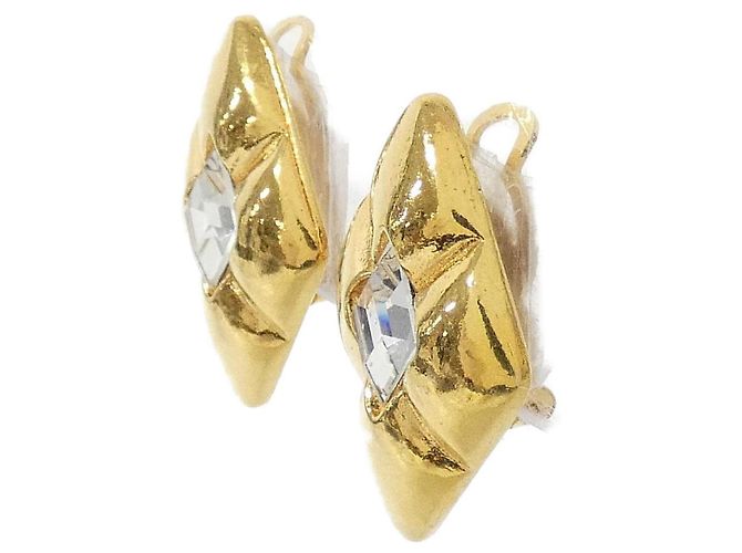 Pendientes de clip transparentes Chanel - vista 2