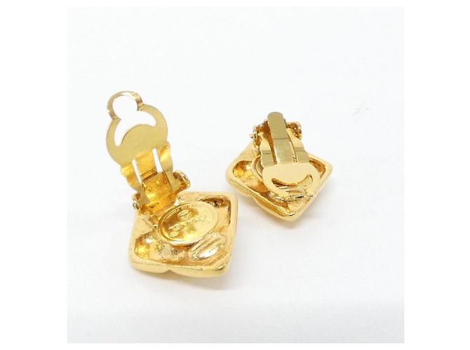 Pendientes de clip transparentes Chanel - vista 6
