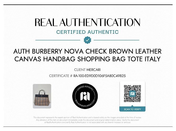 Borsa tote Burberry in pelle nera e tela a quadri Nero Marrone chiaro - vista 4