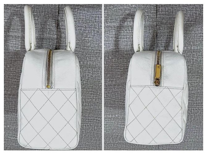 Timeless Chanel Matelassé Trapuntato Senza Tempo Bianco - vista 12